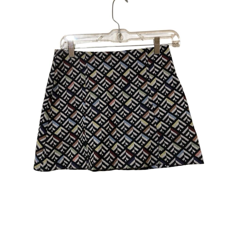 Zara Mini Skirt Womens‎ Small Aztec Casual Tapestry